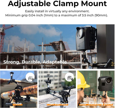Brinno BCC2000 Construction Time Lapse Camera with Industrial Clamp and Case - 2 Pack