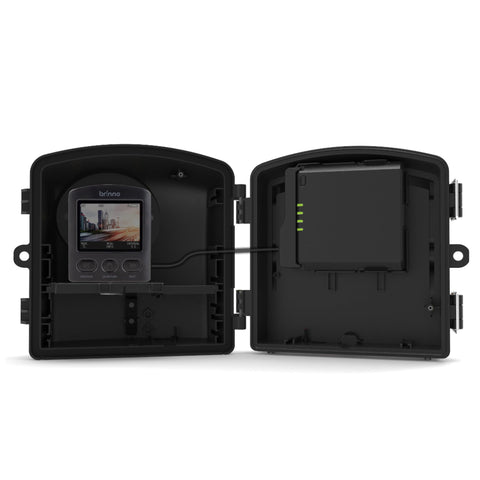 Brinno BCC5000 + APB1000 + ASP1000-P - Time Lapse Construction Camera - Rechargeable Battery & Solar Panel Kit Bundle with Mount