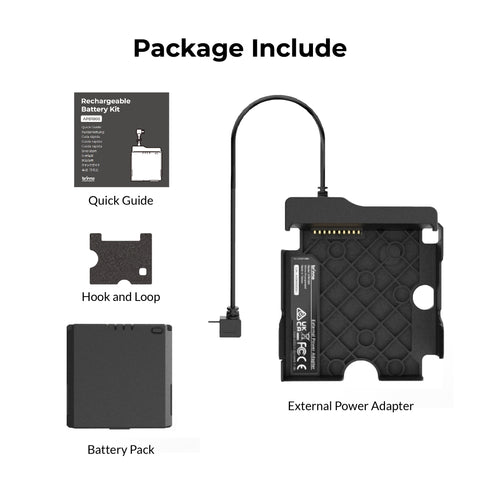 Brinno BCC5000 4K Time Lapse Camera + APB1000 Battery Kit - Bluetooth App, HDR, Cloud Storage - 3 MRB1000 Batteries, IP65 Housing, Extended Life