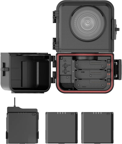 Brinno BCC5000 4K Time Lapse Camera + APB1000 Battery Kit - Bluetooth App, HDR, Cloud Storage - 3 MRB1000 Batteries, IP65 Housing, Extended Life