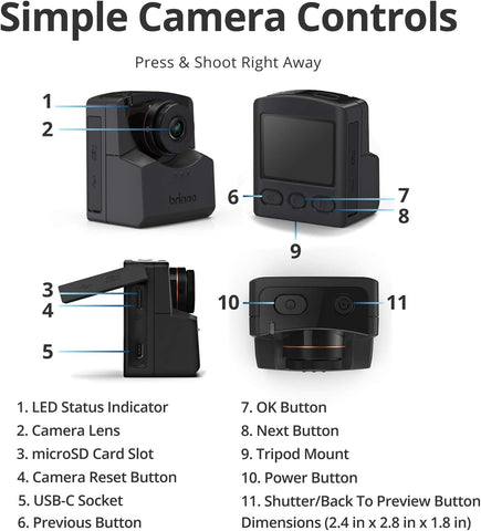 Brinno_TLC2020_Camera + Housing + Clip