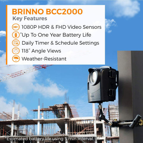 BRINNO BCC2000 Time Lapse Camera Bundle Two Pack